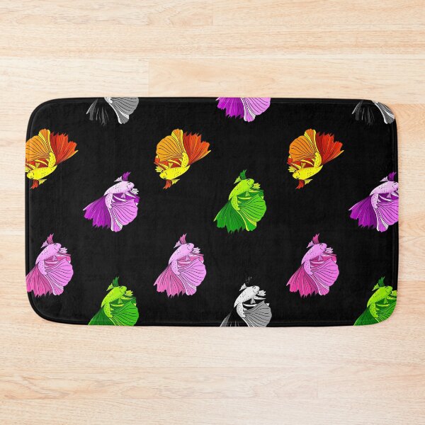 Item preview, Betta Fish Aquarium Colorful Tiled Design  designed and sold by JessieJune.