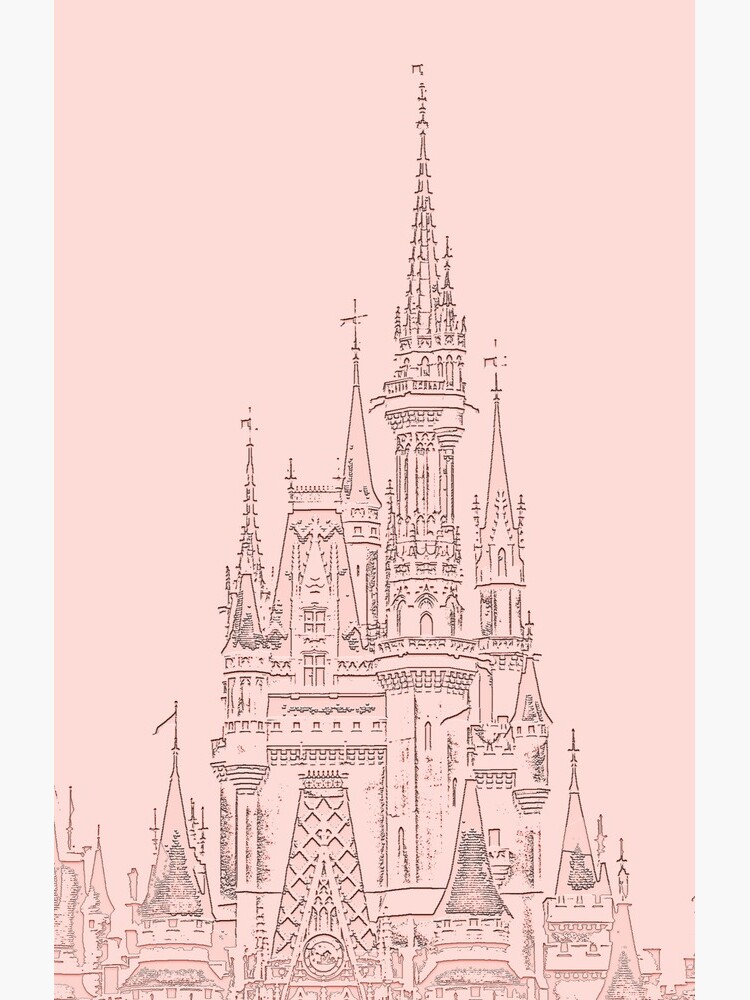 Rose Gold Magic Castle Carving by FandomTrading