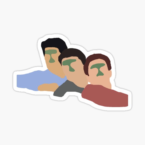 friends Sticker for Sale by madebykyleigh :)