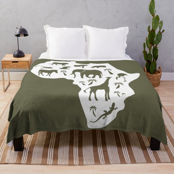 Item preview, AFRICA MAP WILDLIFE designed and sold by ReignGFX.