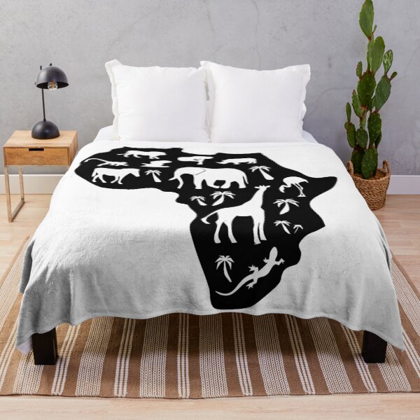 Item preview, AFRICA MAP WILDLIFE designed and sold by ReignGFX.