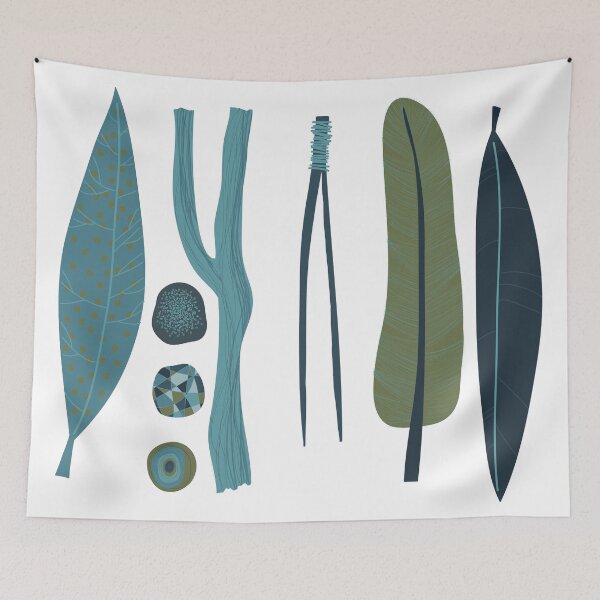 Item preview, Sticks and Stones Illustration designed and sold by squirrell.