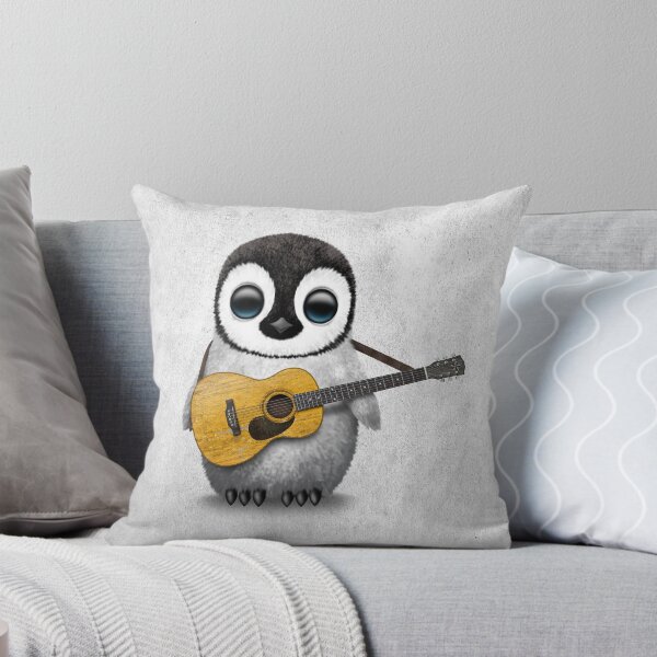 Item preview, Musical Baby Penguin Playing Guitar White designed and sold by JeffBartels.