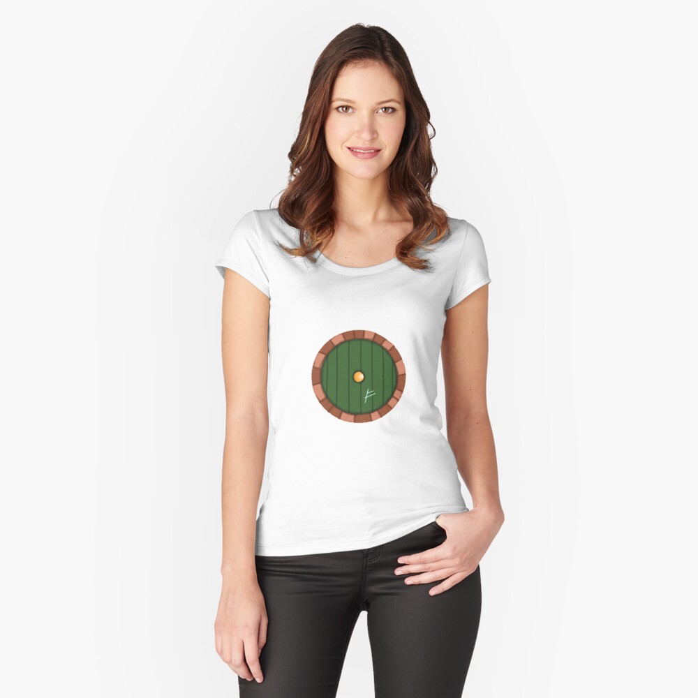 Item preview, Fitted Scoop T-Shirt designed and sold by mollyesymms.