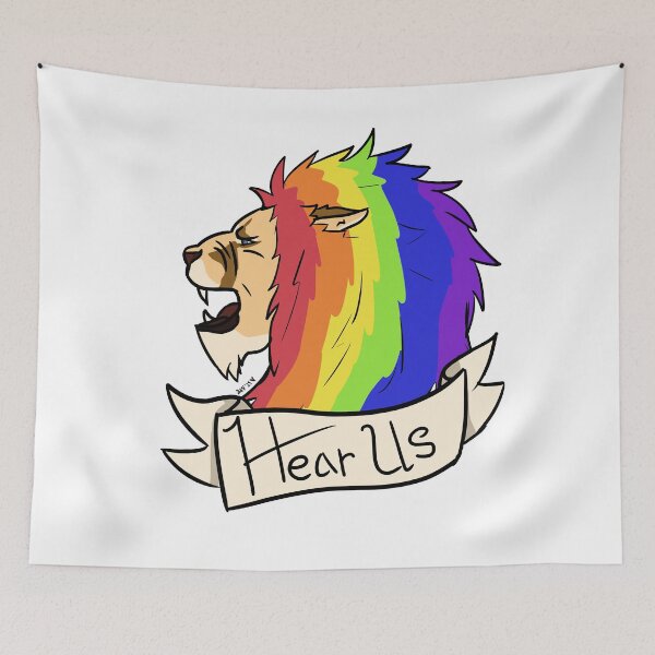 Item preview, Hear Us Lion Pride  designed and sold by Strawburial.