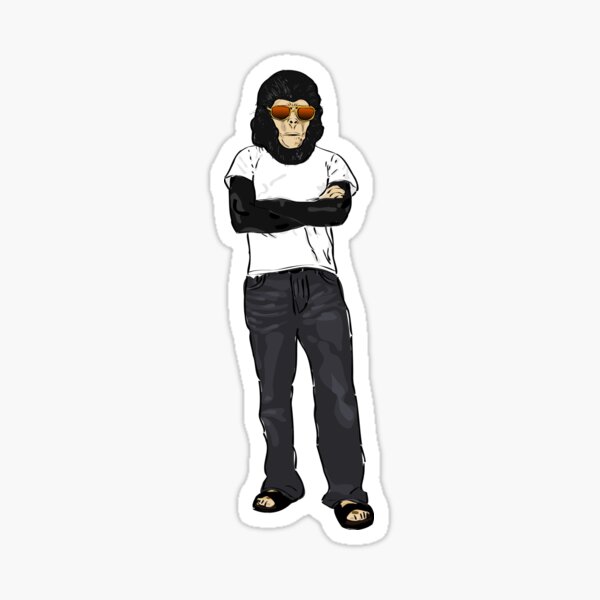 Cool Ape Sticker