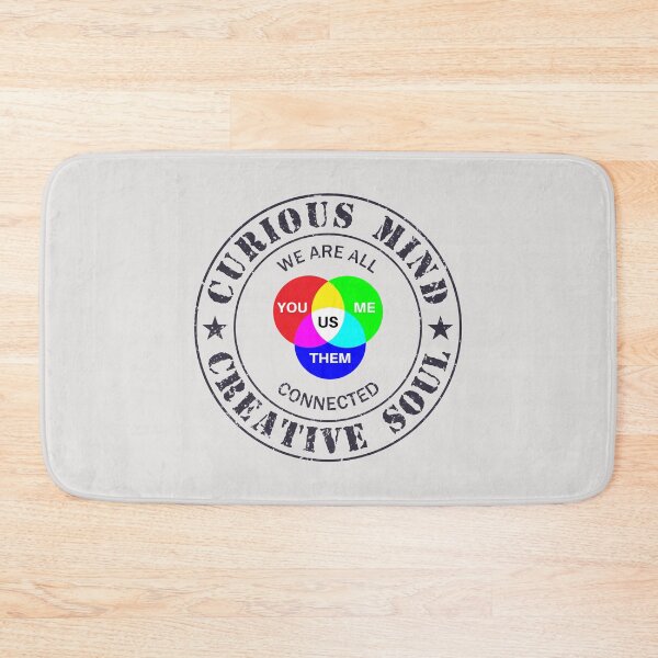 Item preview, Curious Mind - Creative Soul (Platinum) designed and sold by 4wordsmovement.