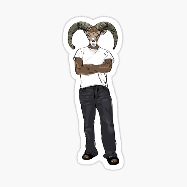 Goat Man Sticker
