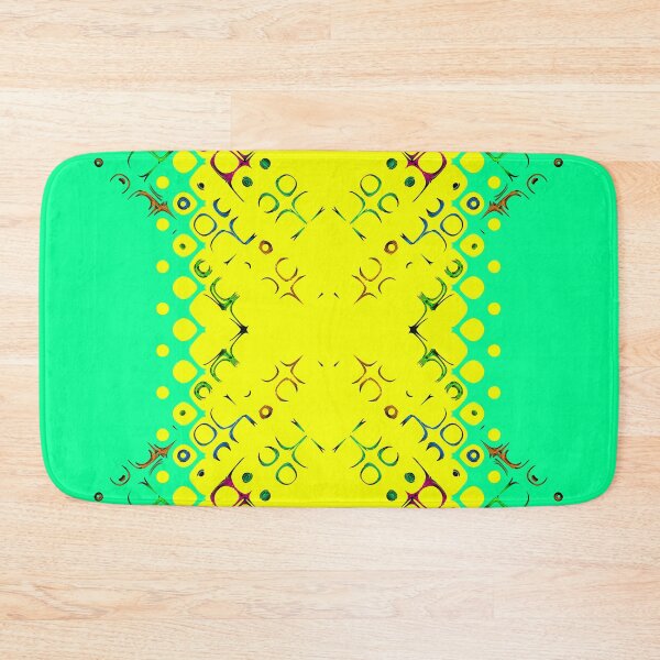 Item preview, Green and yellow abstract multicolored wallpaper pattern. designed and sold by IaroslavB.