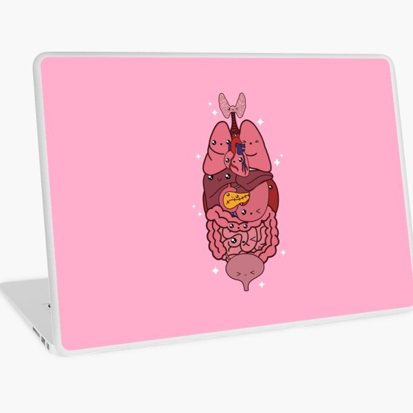 Kawaii Organ Anatomy Set Laptop Skin