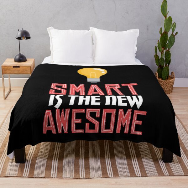 Item preview, Smart is the new Awesome | Nerd shirt designed and sold by emphatic.