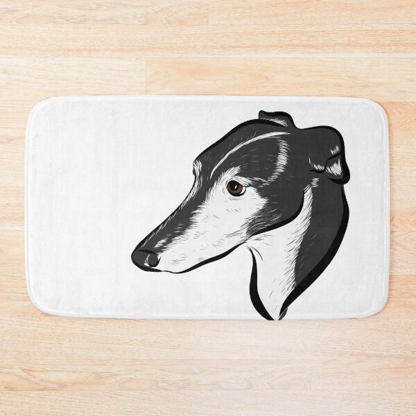 Aperçu de l'œuvre Greyhound - Curly créée et vendue par Ali Scarlett Adams.