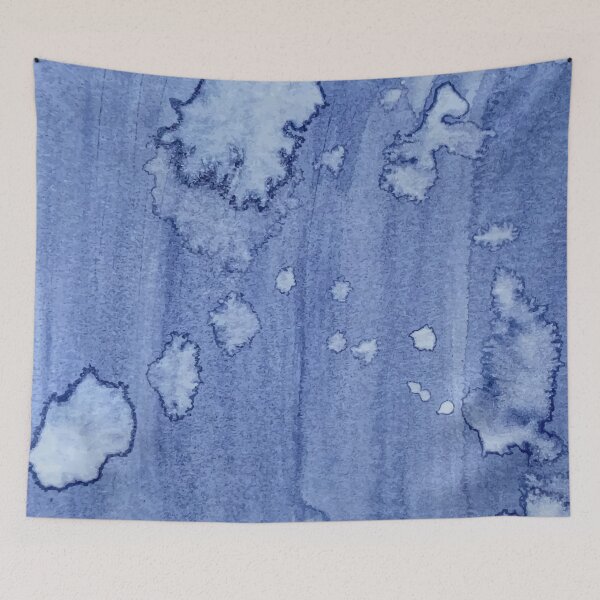 Item preview, Dusk Sky Splotchy Watercolor designed and sold by medinacreative.