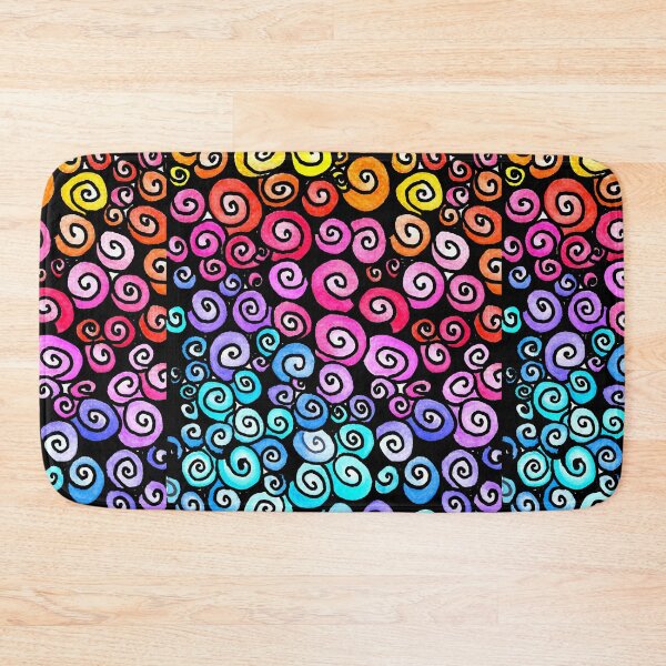 Item preview, Pattern with Rainbow Spirals designed and sold by CarolineLembke.