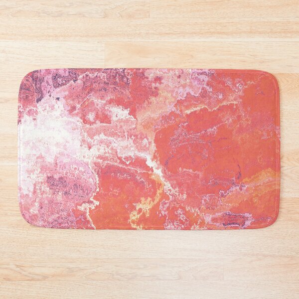 Item preview, "Salmon Tides" Quartz Abstract Marble designed and sold by infinitygrafix.