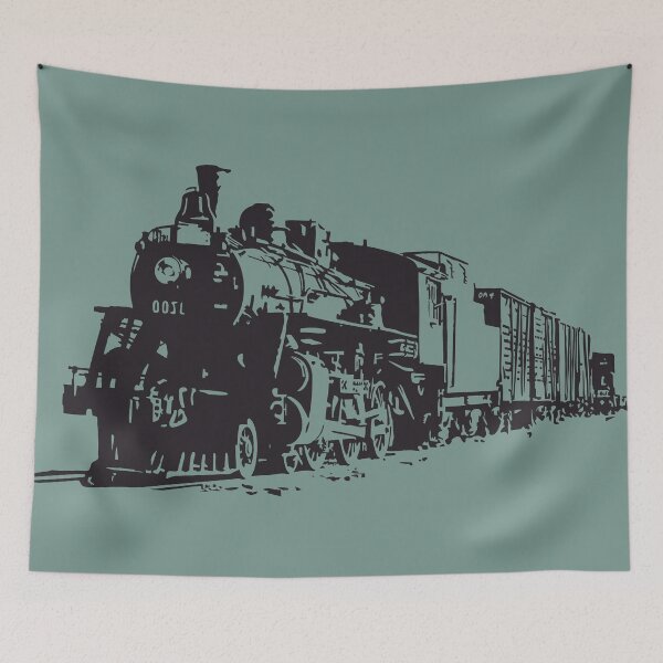 Item preview, Steam Train Sketch designed and sold by azule1.