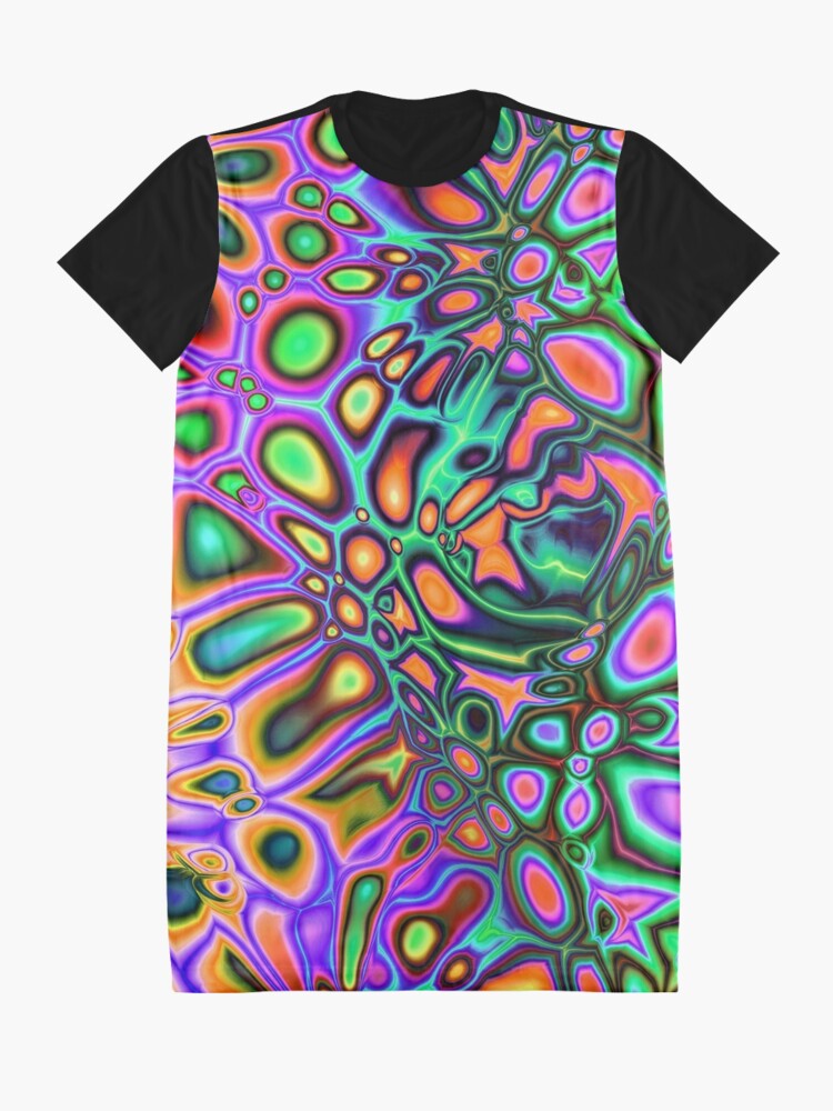 Alternate view of Pop Art Abstract Graphic T-Shirt Dress