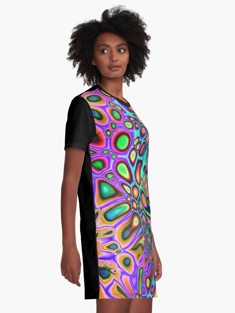 Alternate view of Pop Art Abstract Graphic T-Shirt Dress