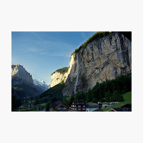 Item preview, Waterfall in Swiss Alps designed and sold by BeaMe.