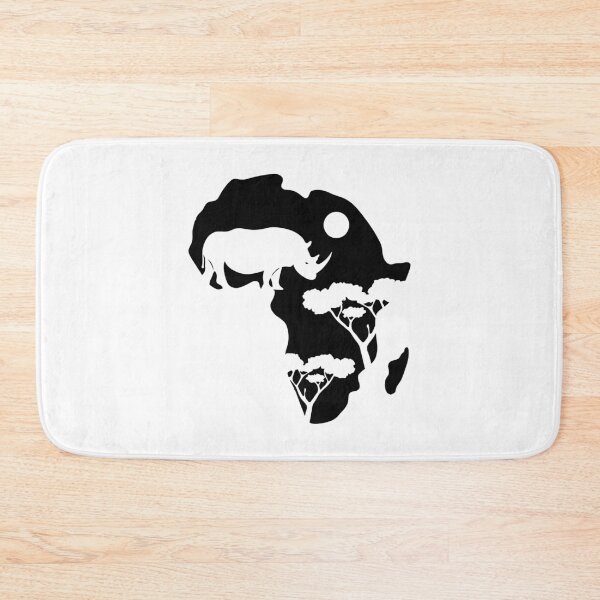 Item preview, AFRICA MAP RHINO designed and sold by ReignGFX.