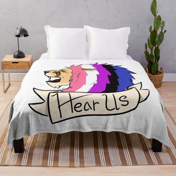 Item preview, Genderfluid Hear Us Lion Pride  designed and sold by Strawburial.