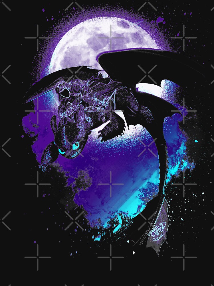 Thumbnail 7 of 7, Essential T-Shirt, Soul of the Nightfury designed and sold by Donnie Art.