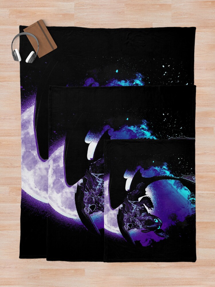 Alternate view of Soul of the Nightfury Throw Blanket