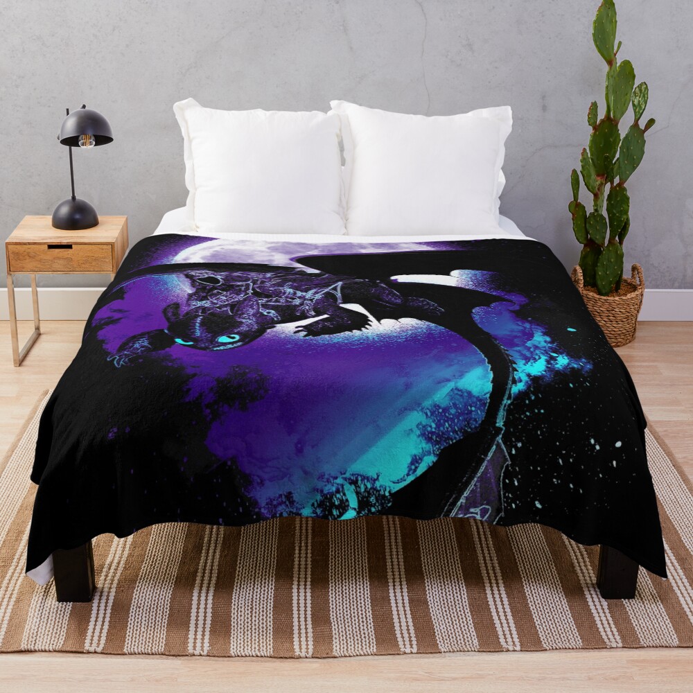 Soul of the Nightfury Throw Blanket