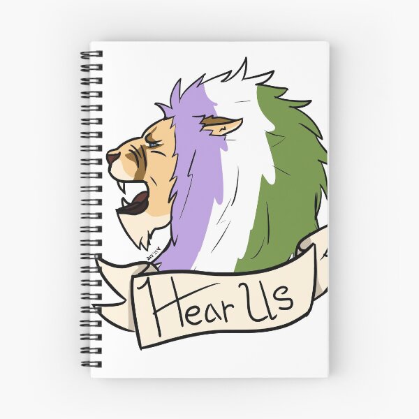 Item preview, Genderqueer Hear Us Lion Pride  designed and sold by Strawburial.