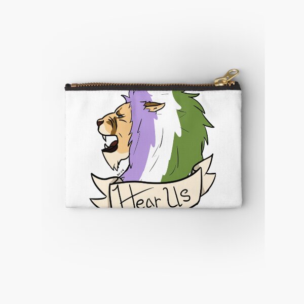 Item preview, Genderqueer Hear Us Lion Pride  designed and sold by Strawburial.