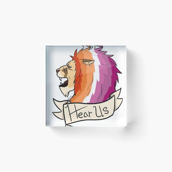 Item preview, Lesbian Hear Us Lion Pride  designed and sold by Strawburial.