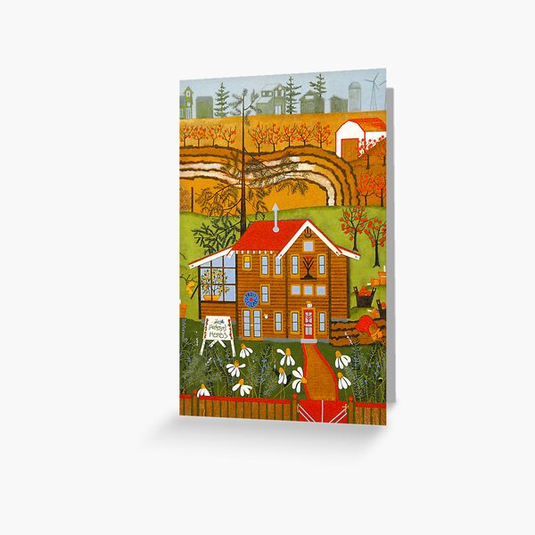 "Hortense's Herbs" greeting card Greeting Card