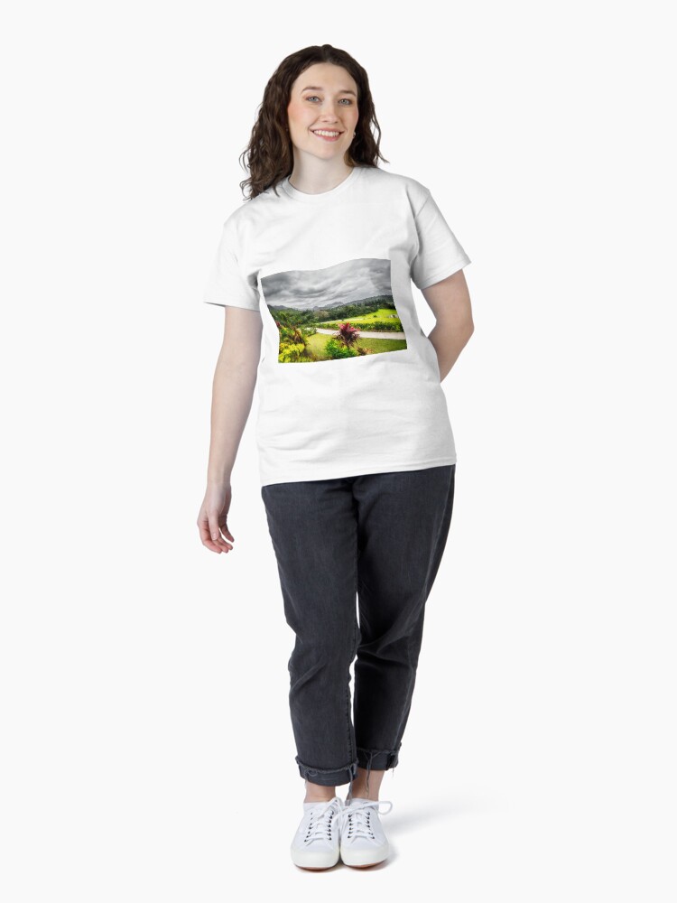 Thumbnail 4 of 7, Classic T-Shirt, A very serene valley. designed and sold by Scooterbob.