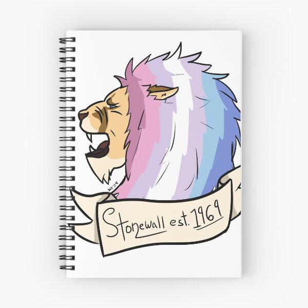 Item preview, Bigender Stonewall Pride Lion designed and sold by Strawburial.