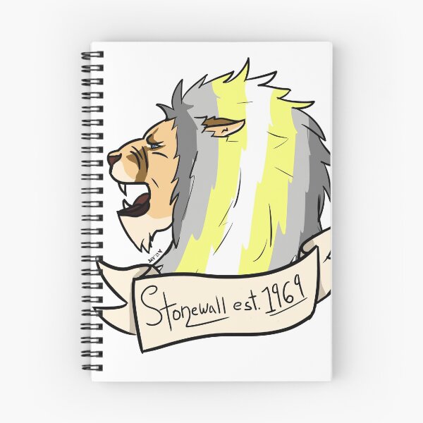 Item preview, Demigender Stonewall Pride Lion designed and sold by Strawburial.