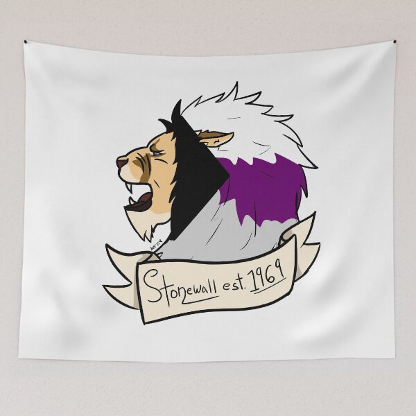 Item preview, Demisexual Stonewall Pride Lion designed and sold by Strawburial.