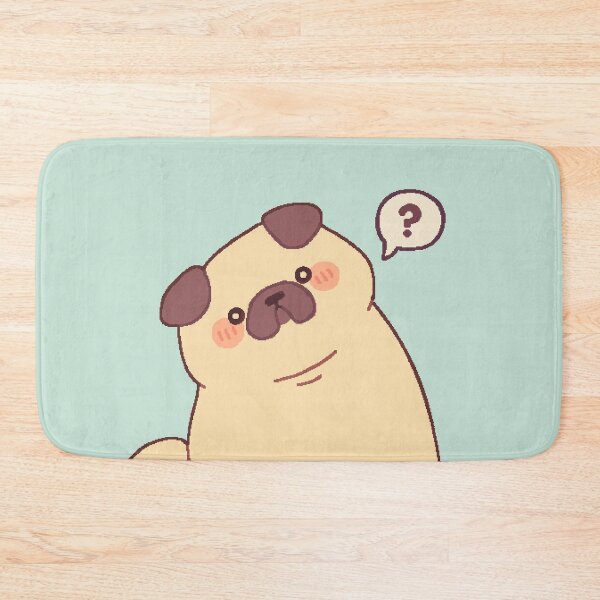 Item preview, Cute & Confused Chubby Pixel Pug - Long boye designed and sold by Bumcchi.