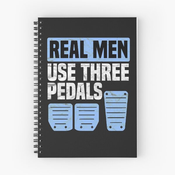 Item preview, Real Men Use Three Pedals  designed and sold by AlphaDist2.