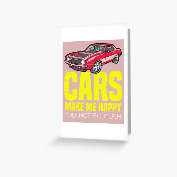 Car Gifts For Men  Greeting Card for Sale by AlphaDist2