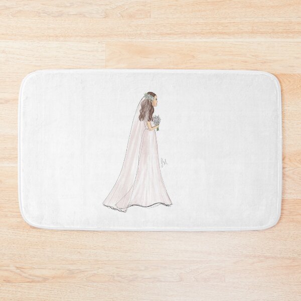 Item preview, Bride on the Aisle gift-Wedding Day illustration designed and sold by SMillustrations.