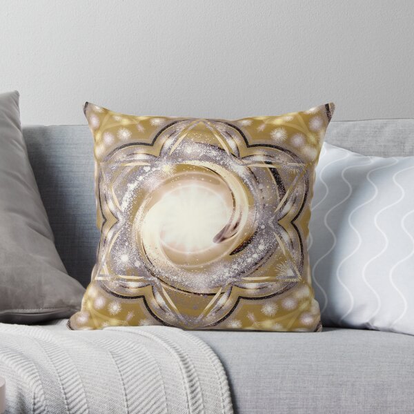 Cosmic Divinity Throw Pillow
