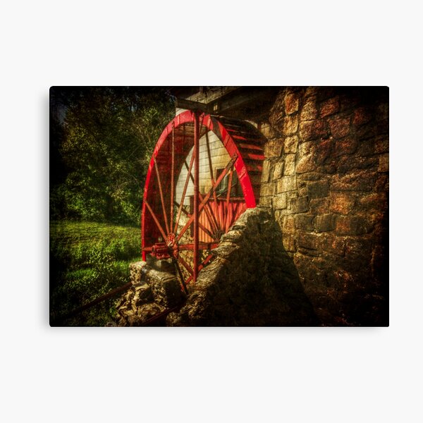 The Gristmill's Waterwheel Canvas Print