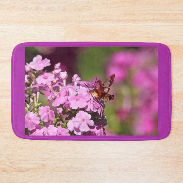 Item preview, Pink Phlox And Clearwing Moth designed and sold by Deb Oppermann.