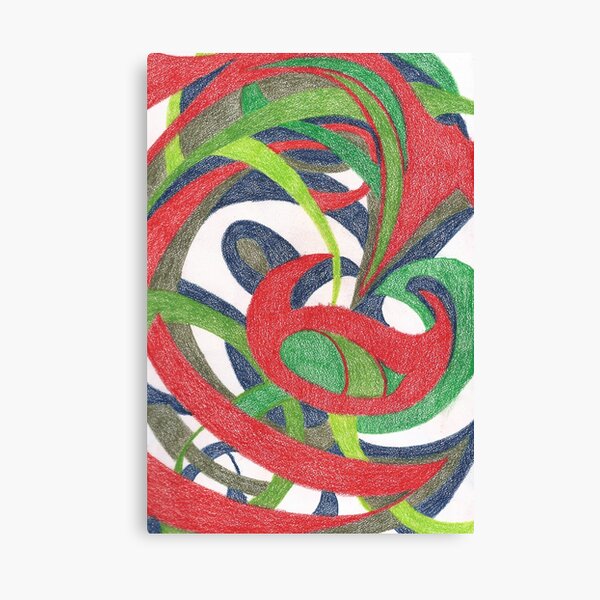 Item preview, Puzzle, Colorful Abstract Shape Drawing by Courtney Hatcher designed and sold by cghatcherart.