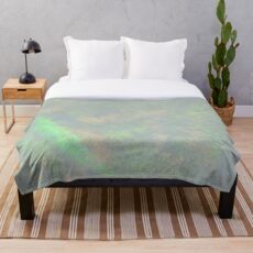 Licht Opal Fleecedecke