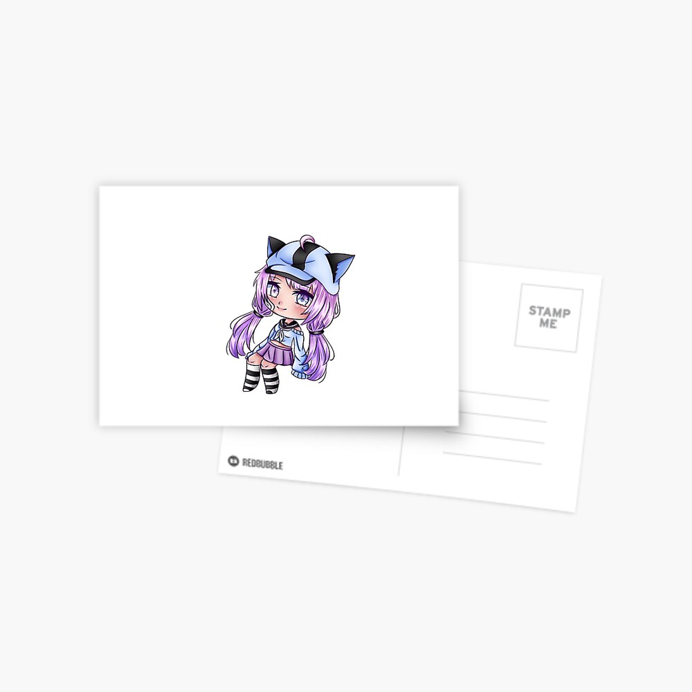 street style - gacha edit Postcard for Sale by BambooBanana