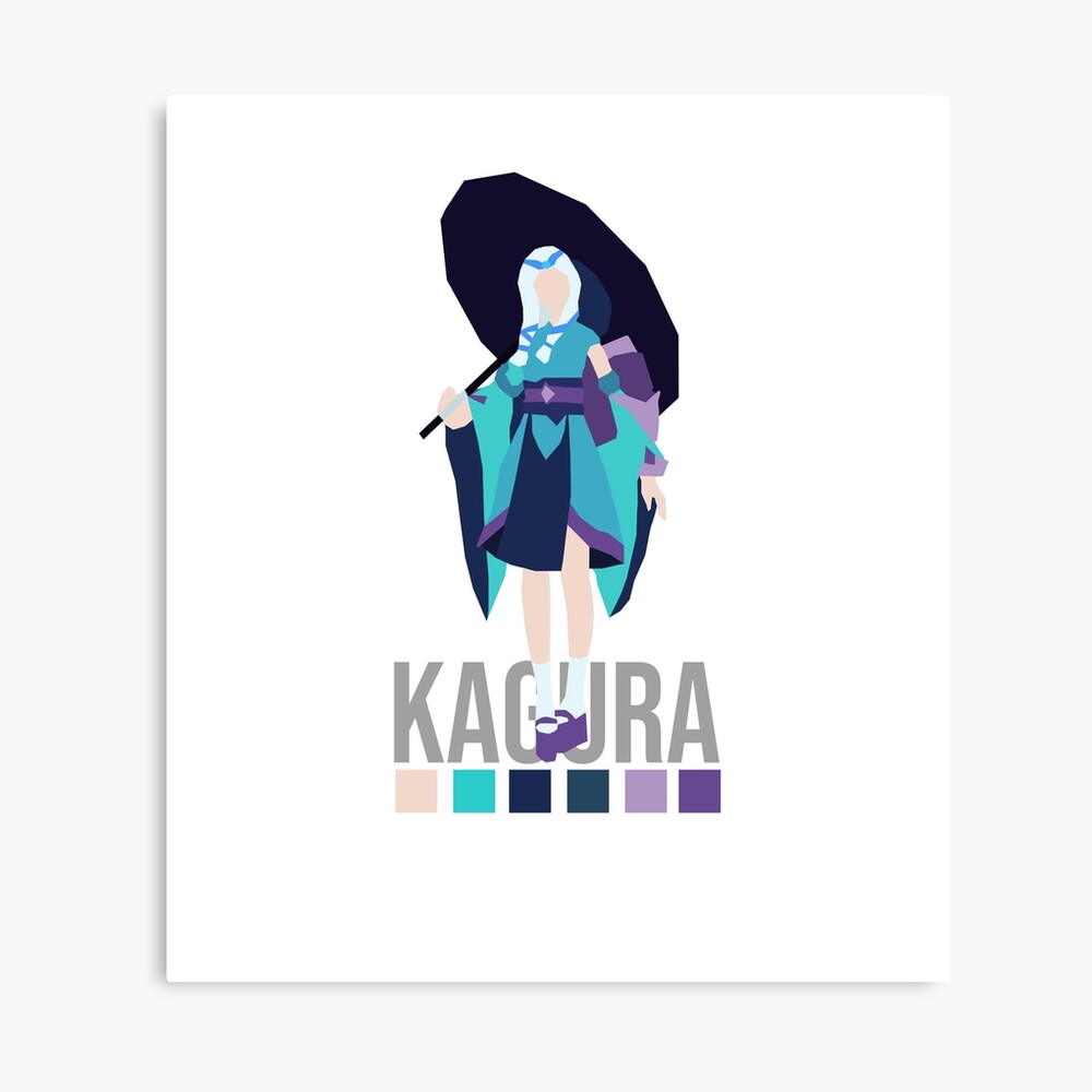 kagura mobile legends vector art photographic print by cayceee redbubble redbubble