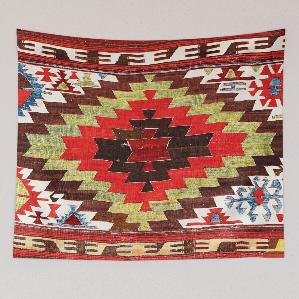 Item preview, Karapinar Konya Central Anatolian Kilim Print  designed and sold by Vicky Brago-Mitchell®.
