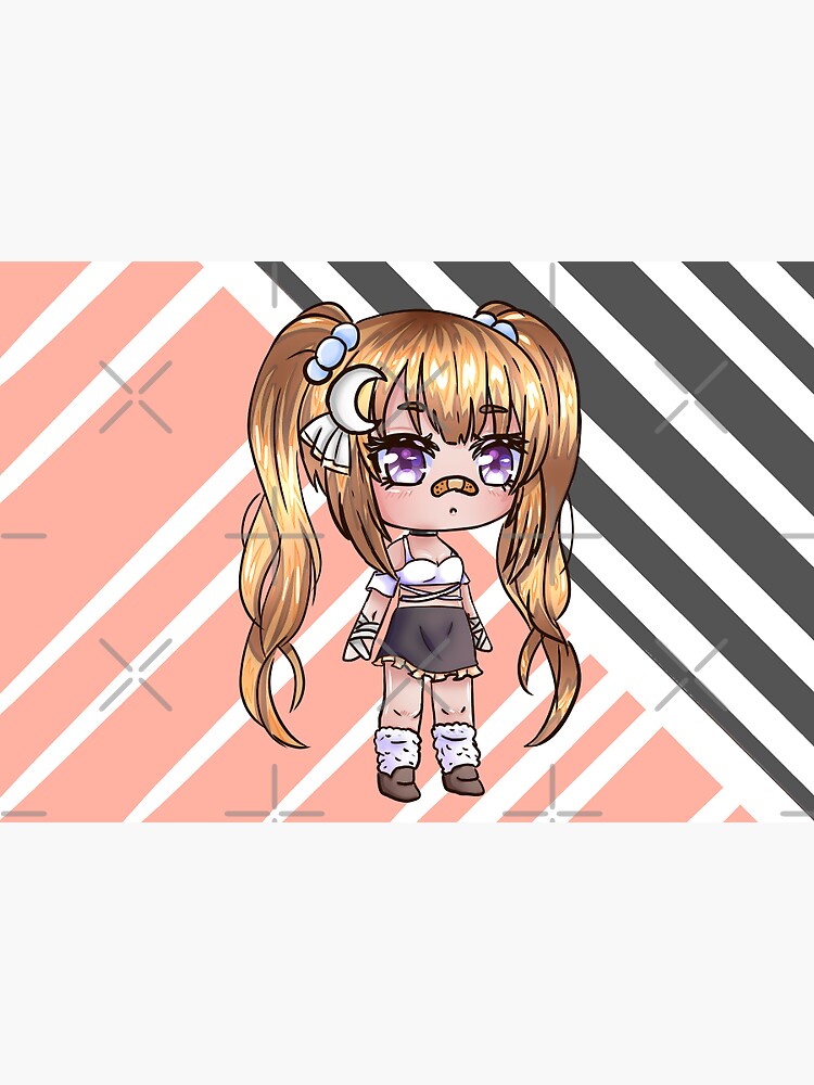 Cute Anime Girl - Gacha Edit Sticker for Sale by BambooBanana