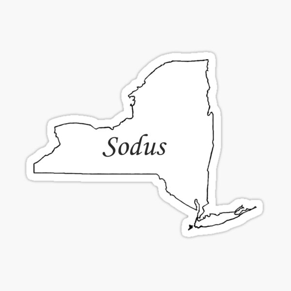 Item preview, Sodus, New York designed and sold by NamesandPlaces.